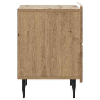 vidaXL Bedside Cabinet Artisan Oak 43 x 34.5 x 49.5 cm Engineered Wood