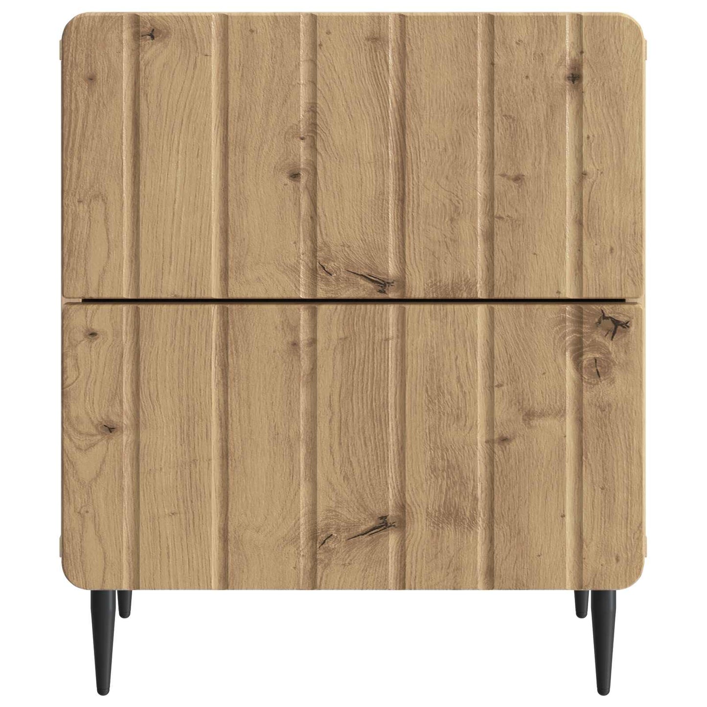 vidaXL Bedside Cabinet 2 pcs Artisan Oak 43 x 34.5 x 49.5 cm