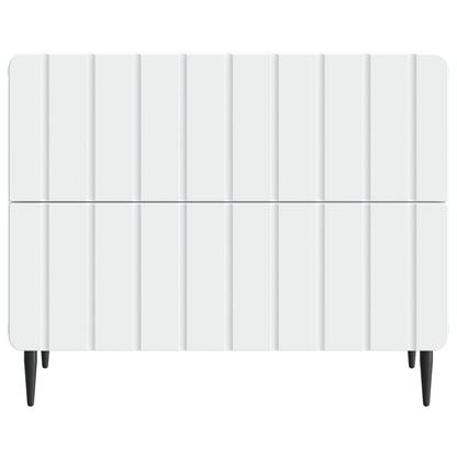 vidaXL Bedside Cabinet White 62 x 34.5 x 49.5 cm Engineered Wood