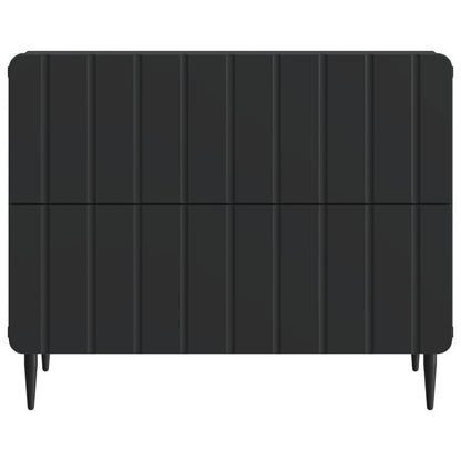 vidaXL Bedside Cabinet Black 62 x 34.5 x 49.5 cm Engineered Wood