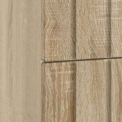 vidaXL Bedside Cabinet Sonoma Oak 62 x 34.5 x 49.5 cm Engineered Wood