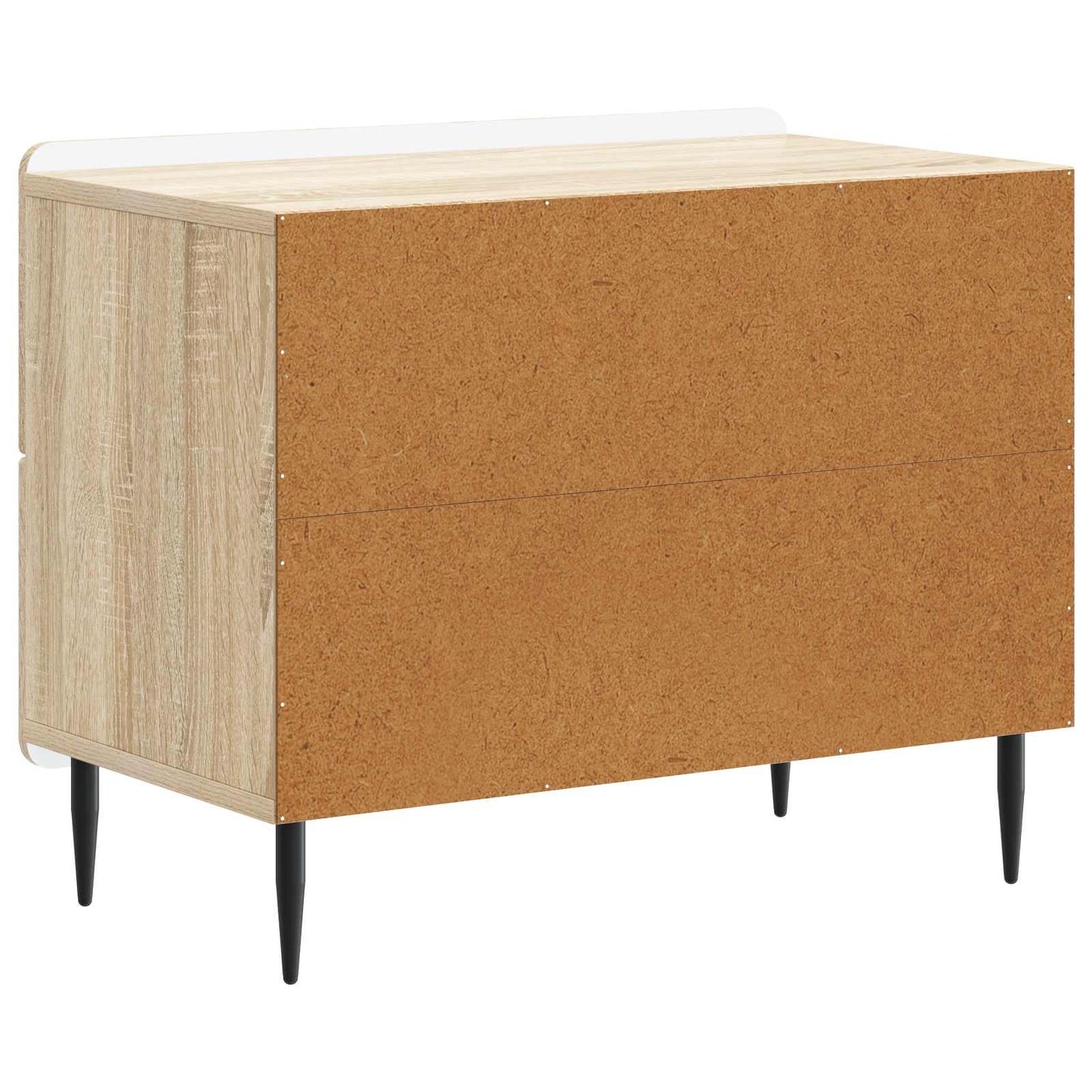 vidaXL Bedside Cabinet Sonoma Oak 62 x 34.5 x 49.5 cm Engineered Wood