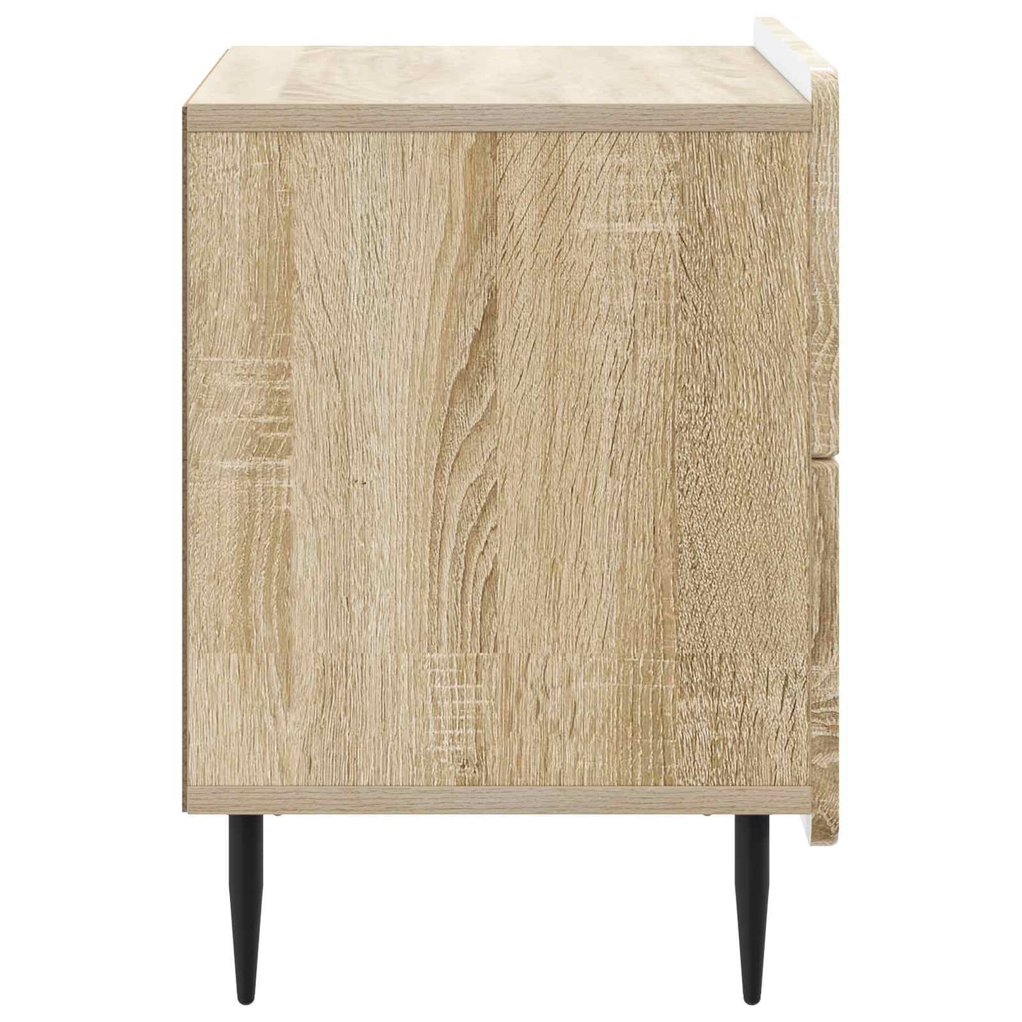 vidaXL Bedside Cabinet Sonoma Oak 62 x 34.5 x 49.5 cm Engineered Wood