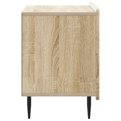vidaXL Bedside Cabinet Sonoma Oak 62 x 34.5 x 49.5 cm Engineered Wood