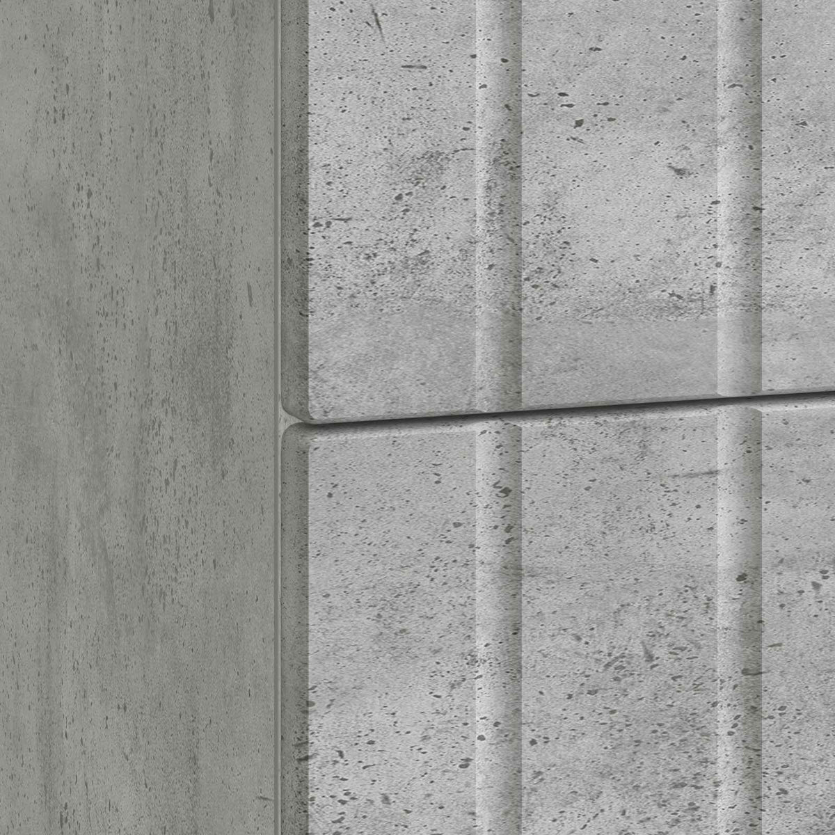 vidaXL Bedside Cabinet Concrete Grey 62 x 34.5 x 49.5 cm