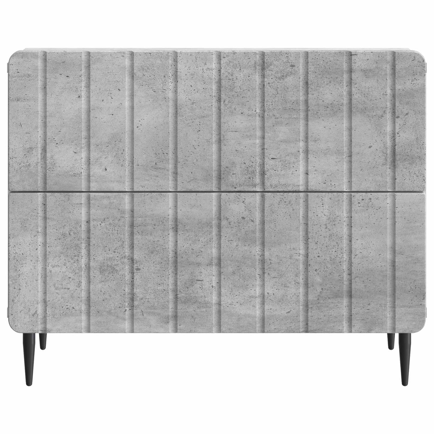 vidaXL Bedside Cabinet with Drawer Concrete Grey 62 x 34.5 x 49.5 cm