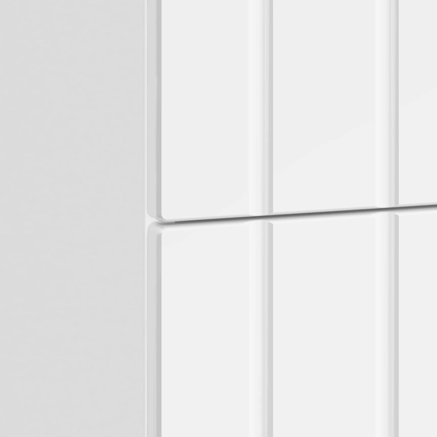 vidaXL Bedside Cabinet High Gloss White 62 x 34.5 x 49.5 cm