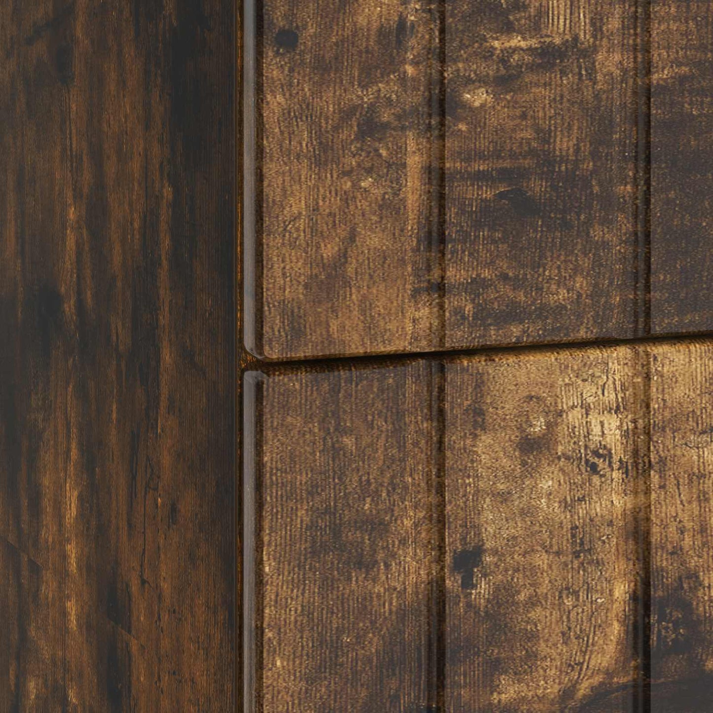 vidaXL Bedside Cabinet Smoked Oak 62 x 34.5 x 49.5 cm Engineered Wood