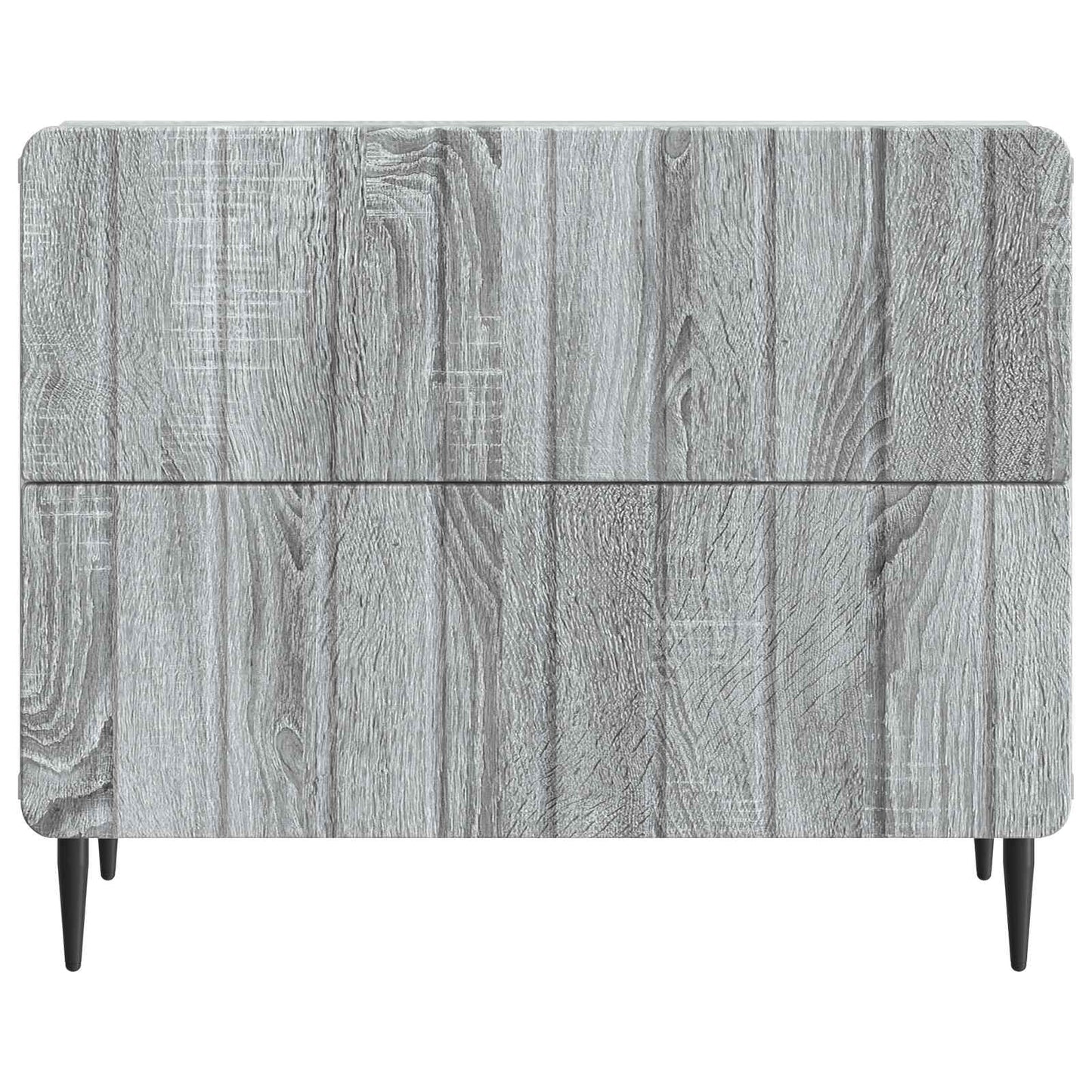 vidaXL Bedside Cabinet Grey Sonoma 62 x 34.5 x 49.5 cm Engineered Wood