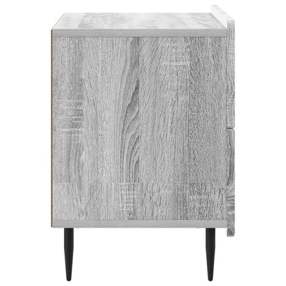 vidaXL Bedside Cabinet Grey Sonoma 62 x 34.5 x 49.5 cm Engineered Wood