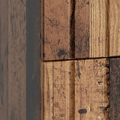 vidaXL Bedside Cabinet Old Wood 62 x 34.5 x 49.5 cm Engineered Wood