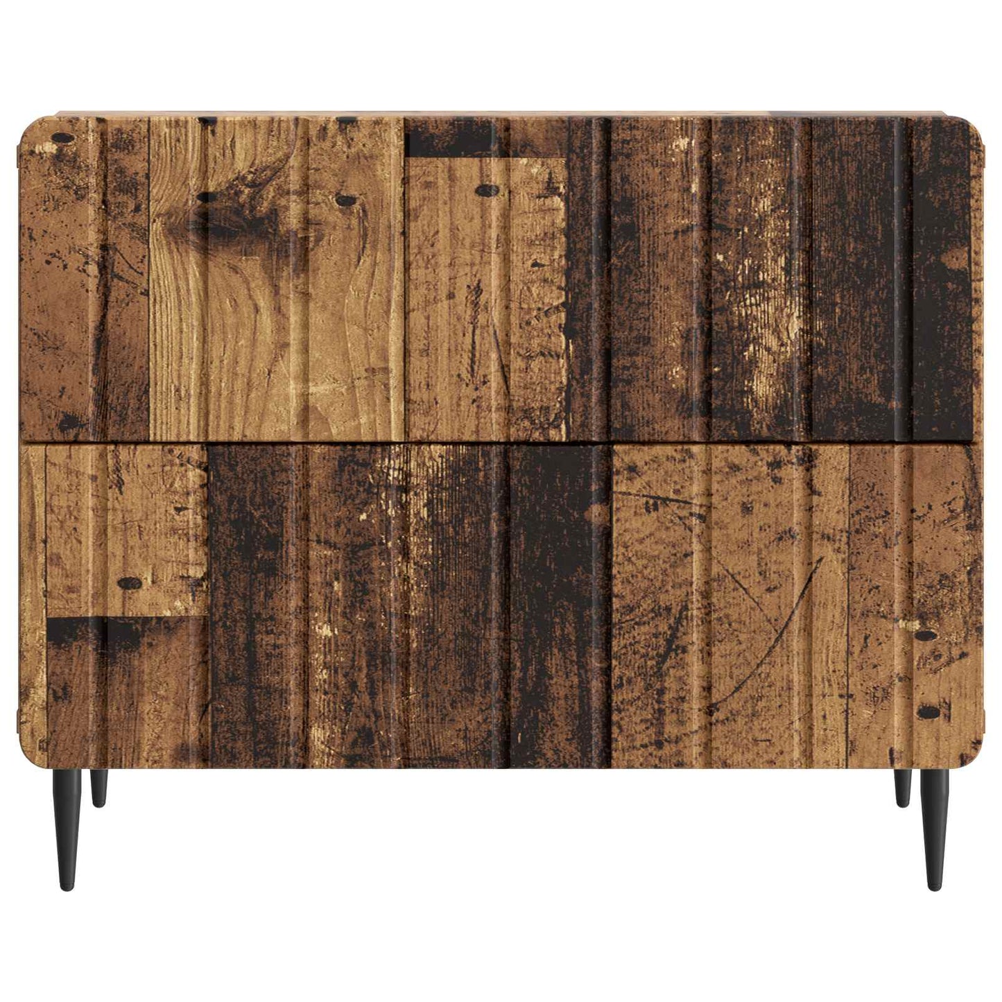 vidaXL Bedside Cabinet Old Wood 62 x 34.5 x 49.5 cm Engineered Wood