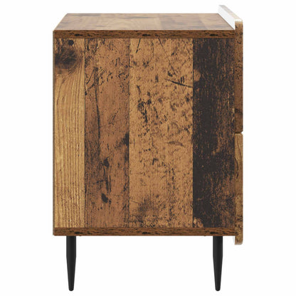 vidaXL Bedside Cabinet Old Wood 62 x 34.5 x 49.5 cm Engineered Wood