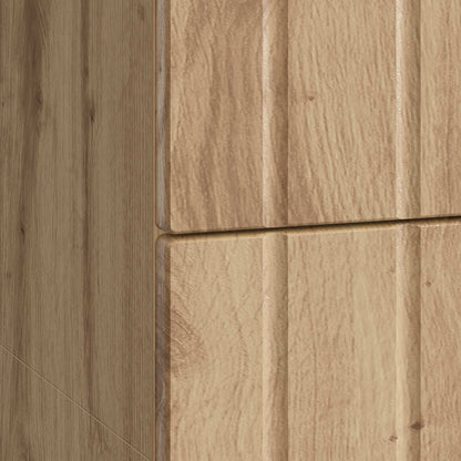 vidaXL Bedside Cabinet Artisan Oak 62 x 34.5 x 49.5 cm Engineered Wood