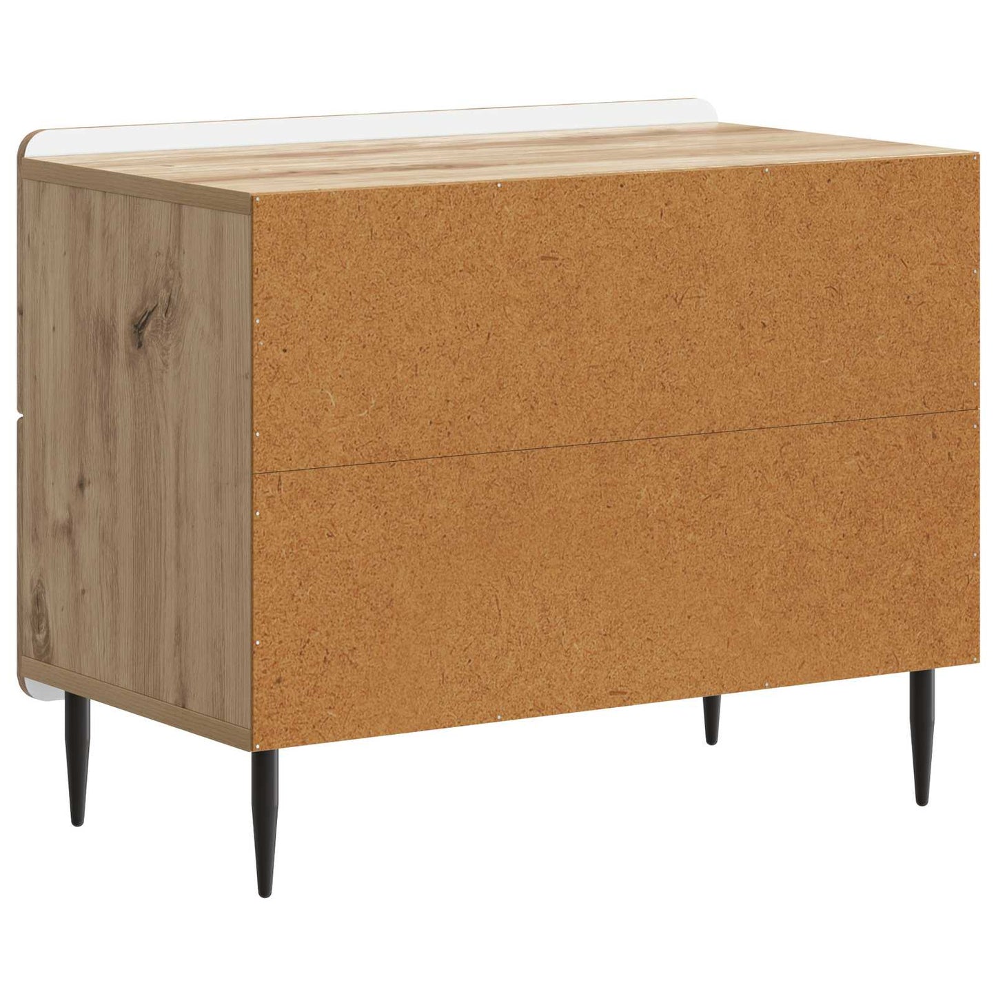 vidaXL Bedside Cabinet Artisan Oak 62 x 34.5 x 49.5 cm Engineered Wood