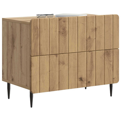 vidaXL Bedside Cabinet Artisan Oak 62 x 34.5 x 49.5 cm Engineered Wood