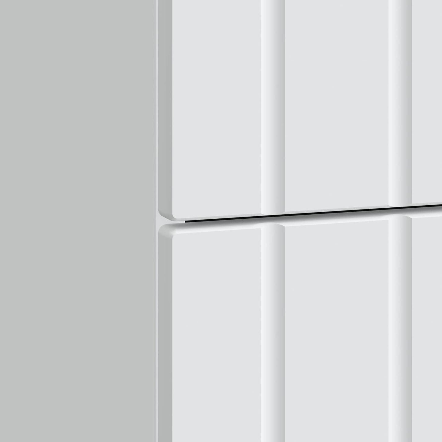 vidaXL Bedside Cabinet White 43x 41 x 68 cm Engineered Wood