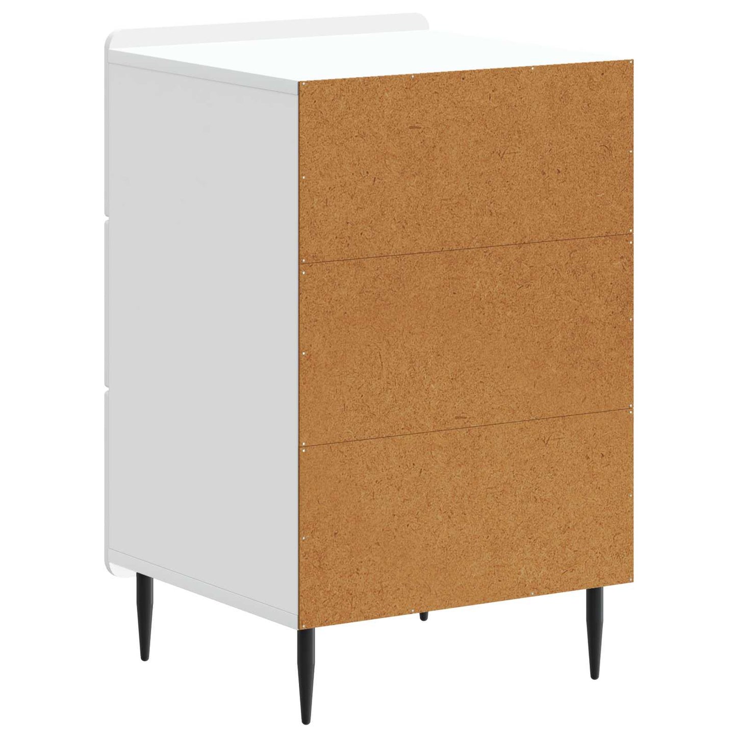 vidaXL Bedside Cabinet White 43x 41 x 68 cm Engineered Wood