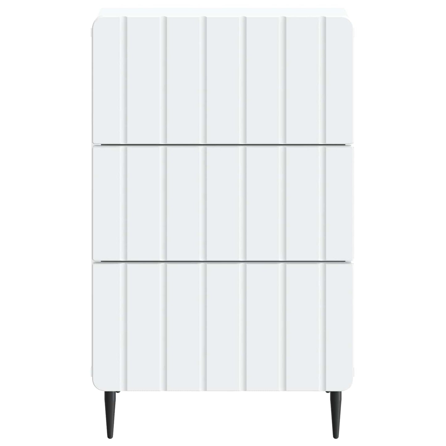 vidaXL Bedside Cabinet White 43x 41 x 68 cm Engineered Wood