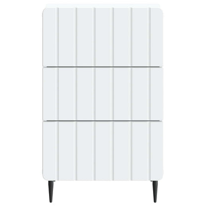 vidaXL Bedside Cabinet White 43x 41 x 68 cm Engineered Wood