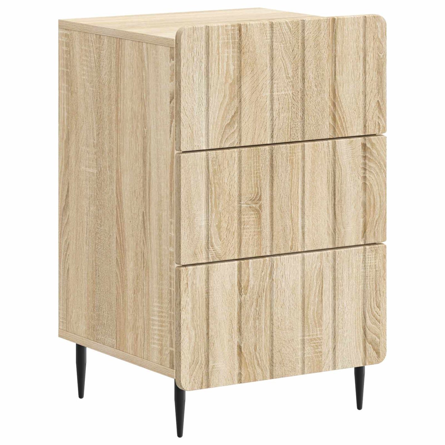 vidaXL Bedside Cabinet Sonoma Oak 43x 41 x 68 cm Engineered Wood