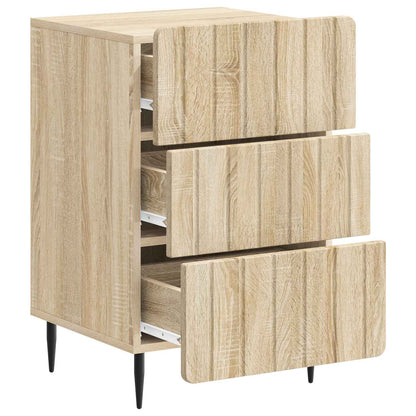 vidaXL Bedside Cabinet Sonoma Oak 43x 41 x 68 cm Engineered Wood