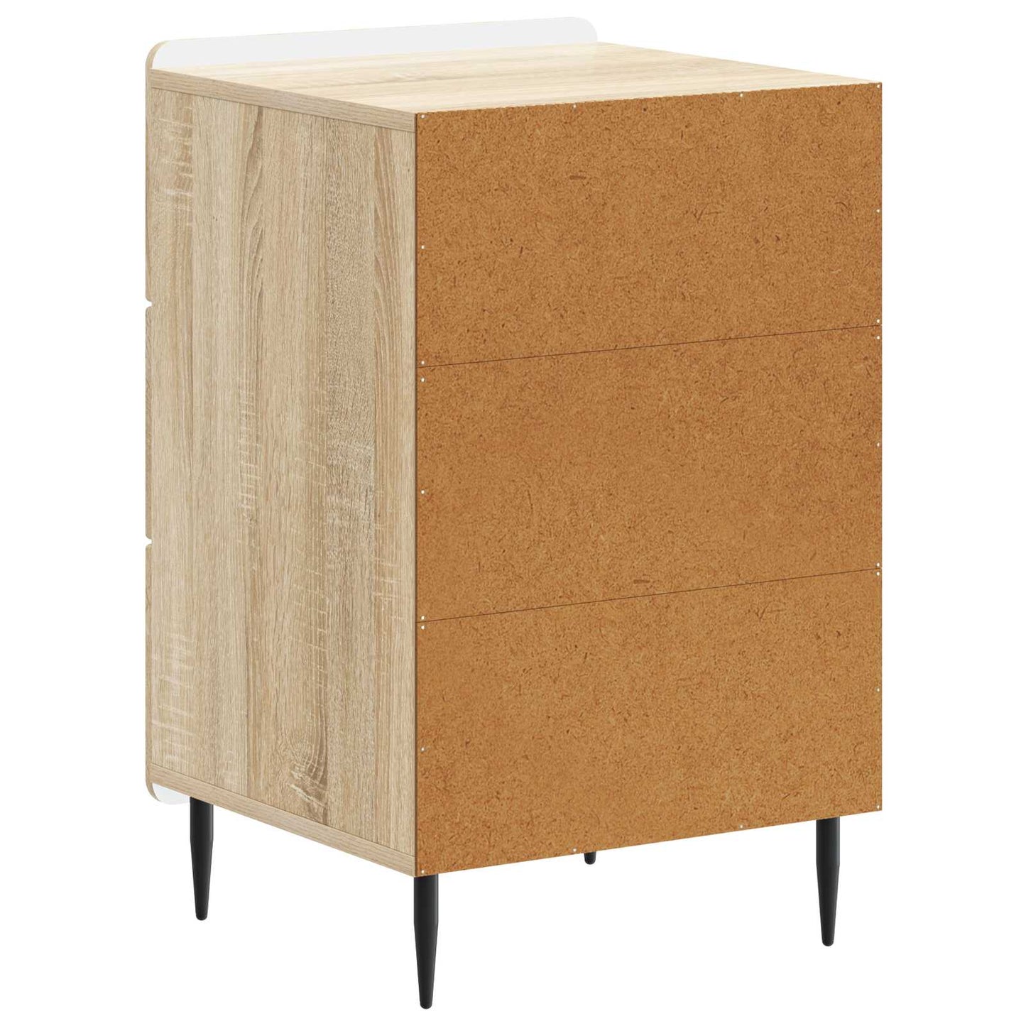 vidaXL Bedside Cabinet Sonoma Oak 43x 41 x 68 cm Engineered Wood