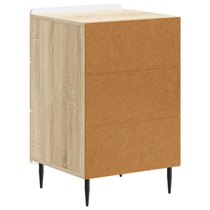 vidaXL Bedside Cabinet Sonoma Oak 43x 41 x 68 cm Engineered Wood