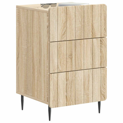vidaXL Bedside Cabinet Sonoma Oak 43x 41 x 68 cm Engineered Wood