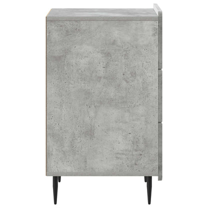 vidaXL Bedside Cabinet Concrete Grey 43x 41 x 68 cm Engineered Wood
