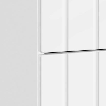 vidaXL Bedside Cabinet High Gloss White 43x 41 x 68 cm Engineered Wood