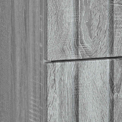 vidaXL Bedside Cabinet Grey Sonoma 43x 41 x 68 cm Engineered Wood