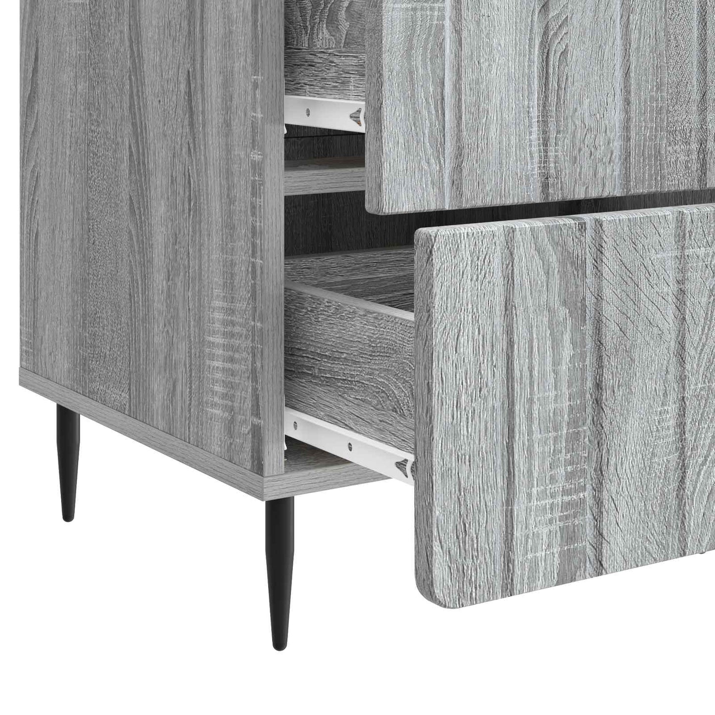 vidaXL Bedside Cabinet Grey Sonoma 43x 41 x 68 cm Engineered Wood