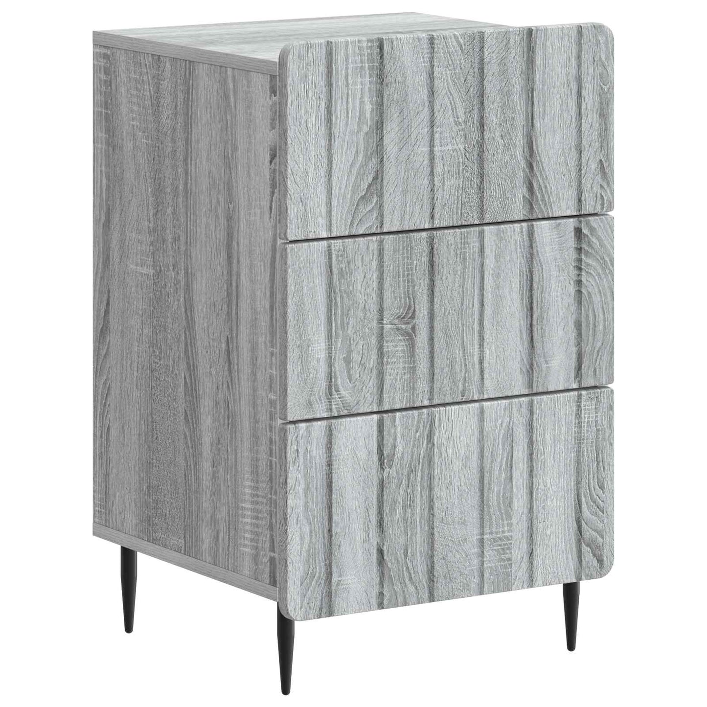 vidaXL Bedside Cabinet Grey Sonoma 43x 41 x 68 cm Engineered Wood