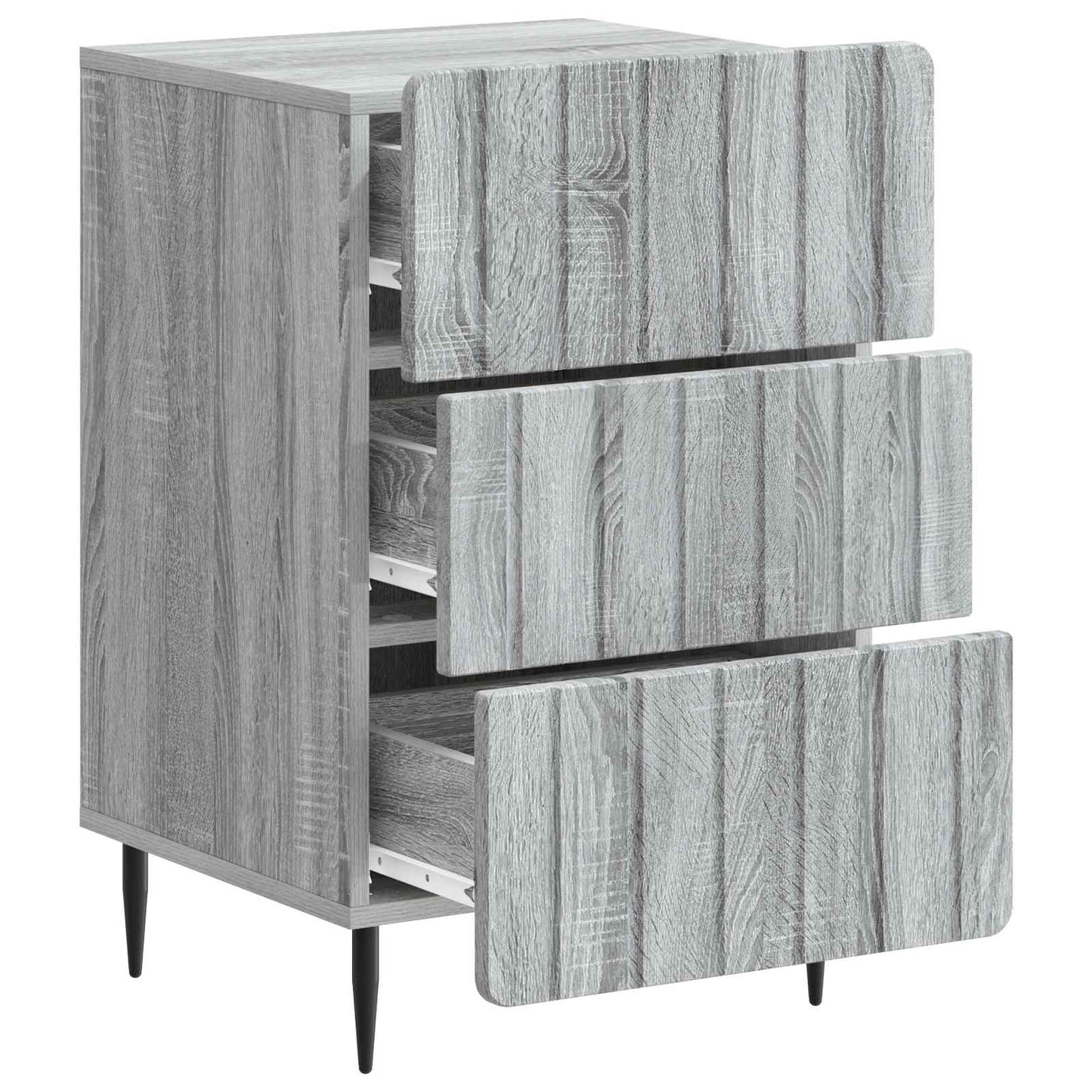 vidaXL Bedside Cabinet Grey Sonoma 43x 41 x 68 cm Engineered Wood
