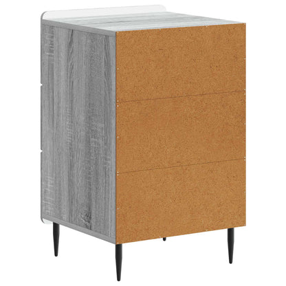 vidaXL Bedside Cabinet Grey Sonoma 43x 41 x 68 cm Engineered Wood