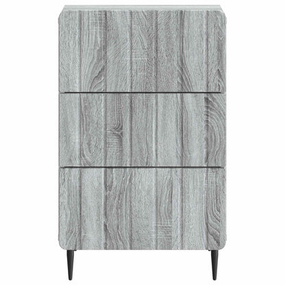vidaXL Bedside Cabinet Grey Sonoma 43x 41 x 68 cm Engineered Wood