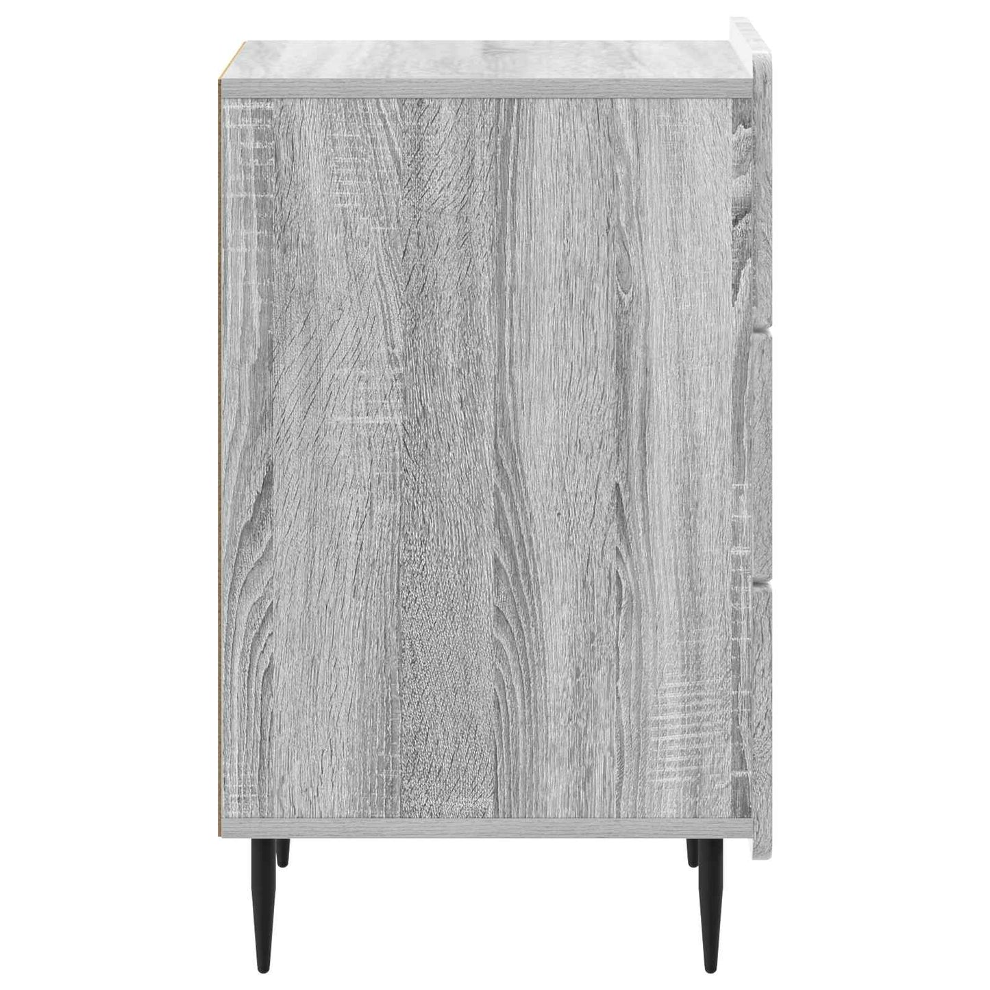 vidaXL Bedside Cabinet Grey Sonoma 43x 41 x 68 cm Engineered Wood