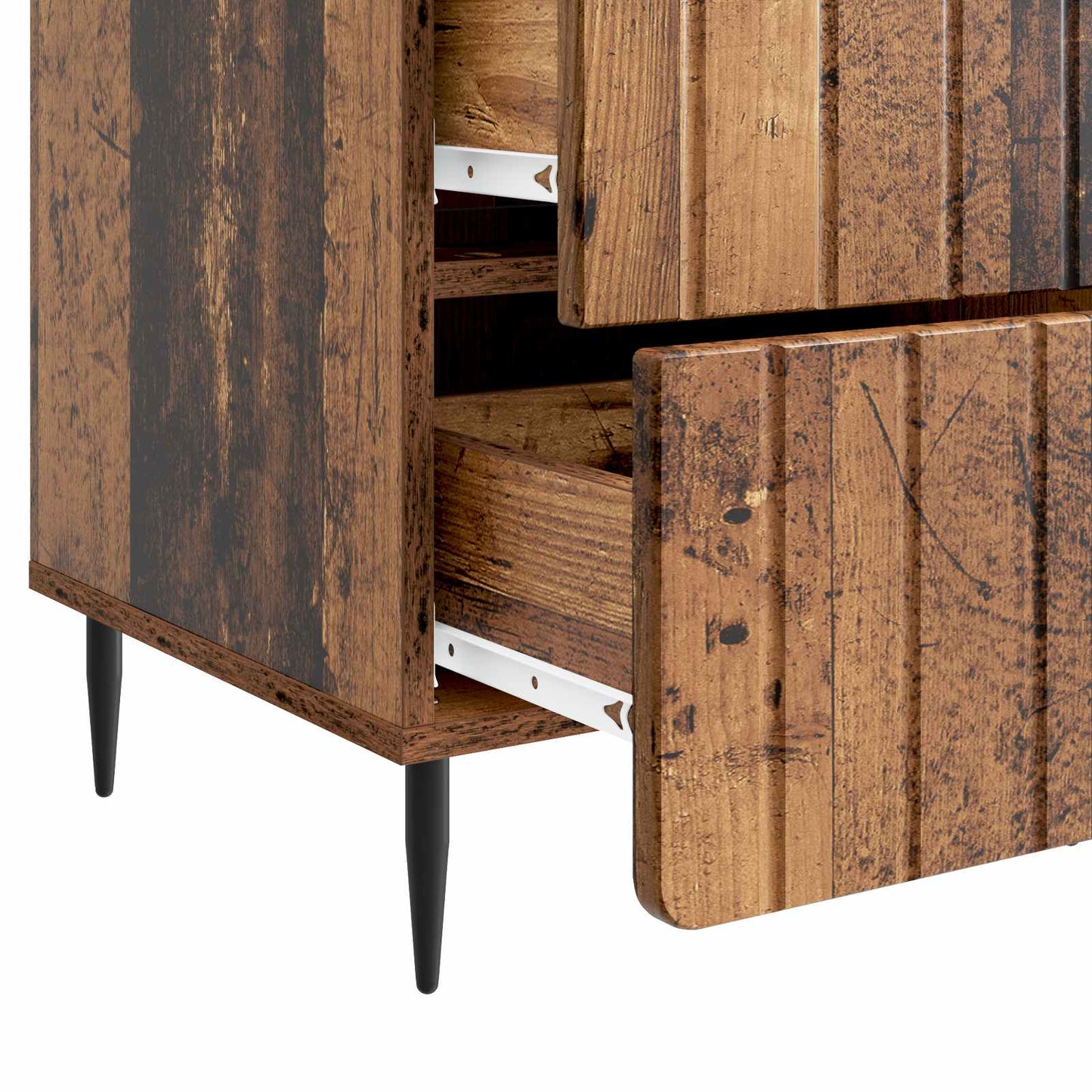 vidaXL Bedside Cabinet Old Wood 43x 41 x 68 cm Engineered Wood