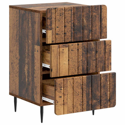 vidaXL Bedside Cabinet Old Wood 43x 41 x 68 cm Engineered Wood