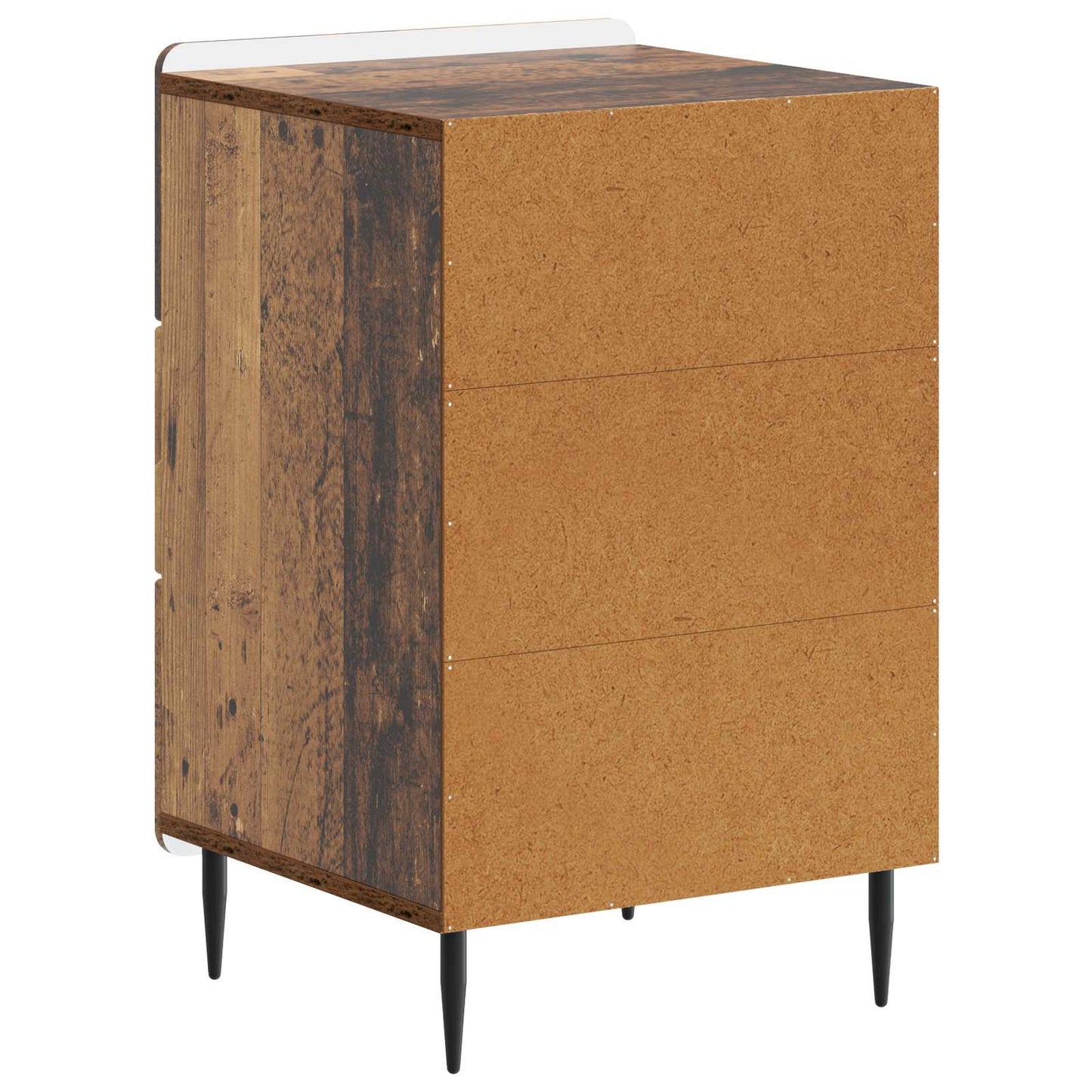 vidaXL Bedside Cabinet Old Wood 43x 41 x 68 cm Engineered Wood