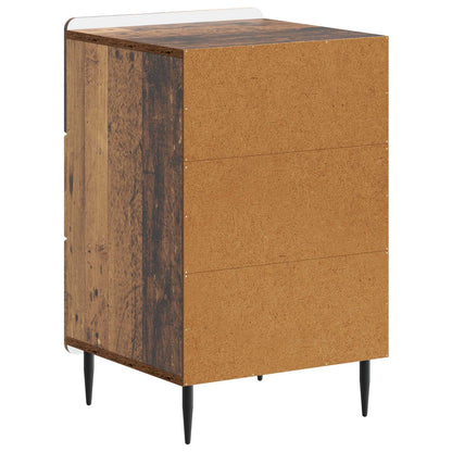 vidaXL Bedside Cabinet Old Wood 43x 41 x 68 cm Engineered Wood