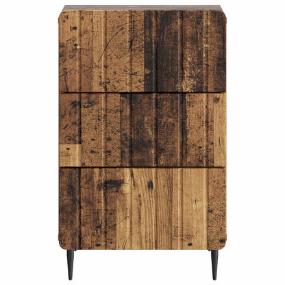 vidaXL Bedside Cabinet Old Wood 43x 41 x 68 cm Engineered Wood
