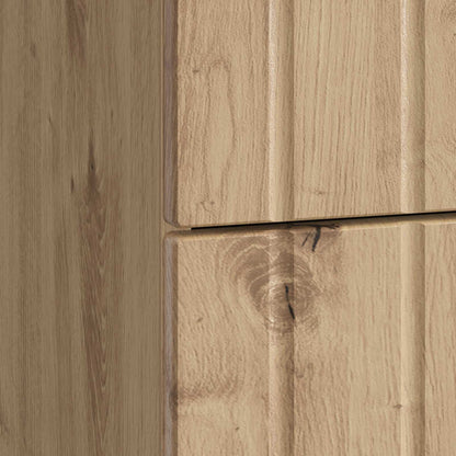vidaXL Bedside Cabinet Artisan Oak 43x 41 x 68 cm Engineered Wood