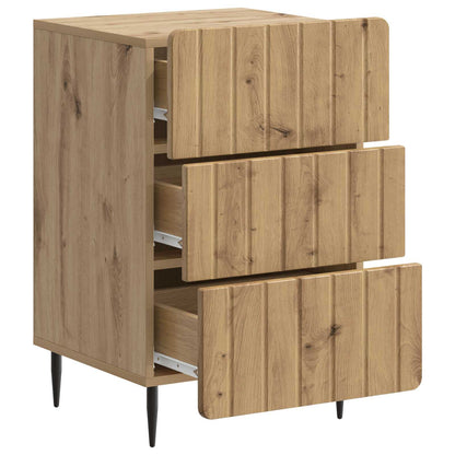 vidaXL Bedside Cabinet Artisan Oak 43x 41 x 68 cm Engineered Wood
