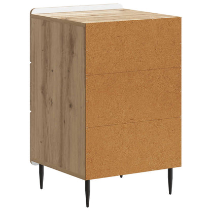 vidaXL Bedside Cabinet Artisan Oak 43x 41 x 68 cm Engineered Wood
