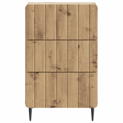 vidaXL Bedside Cabinet Artisan Oak 43x 41 x 68 cm Engineered Wood