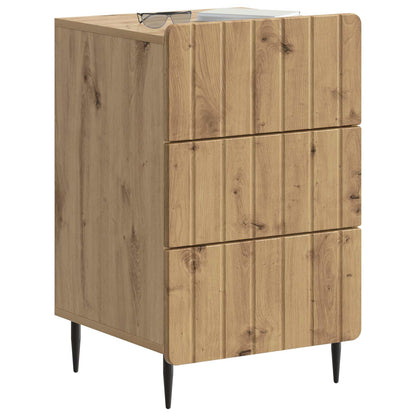 vidaXL Bedside Cabinet Artisan Oak 43x 41 x 68 cm Engineered Wood