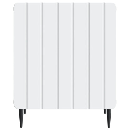 vidaXL Bedside Cabinet White 43 x 34.5 x 52 cm Engineered Wood