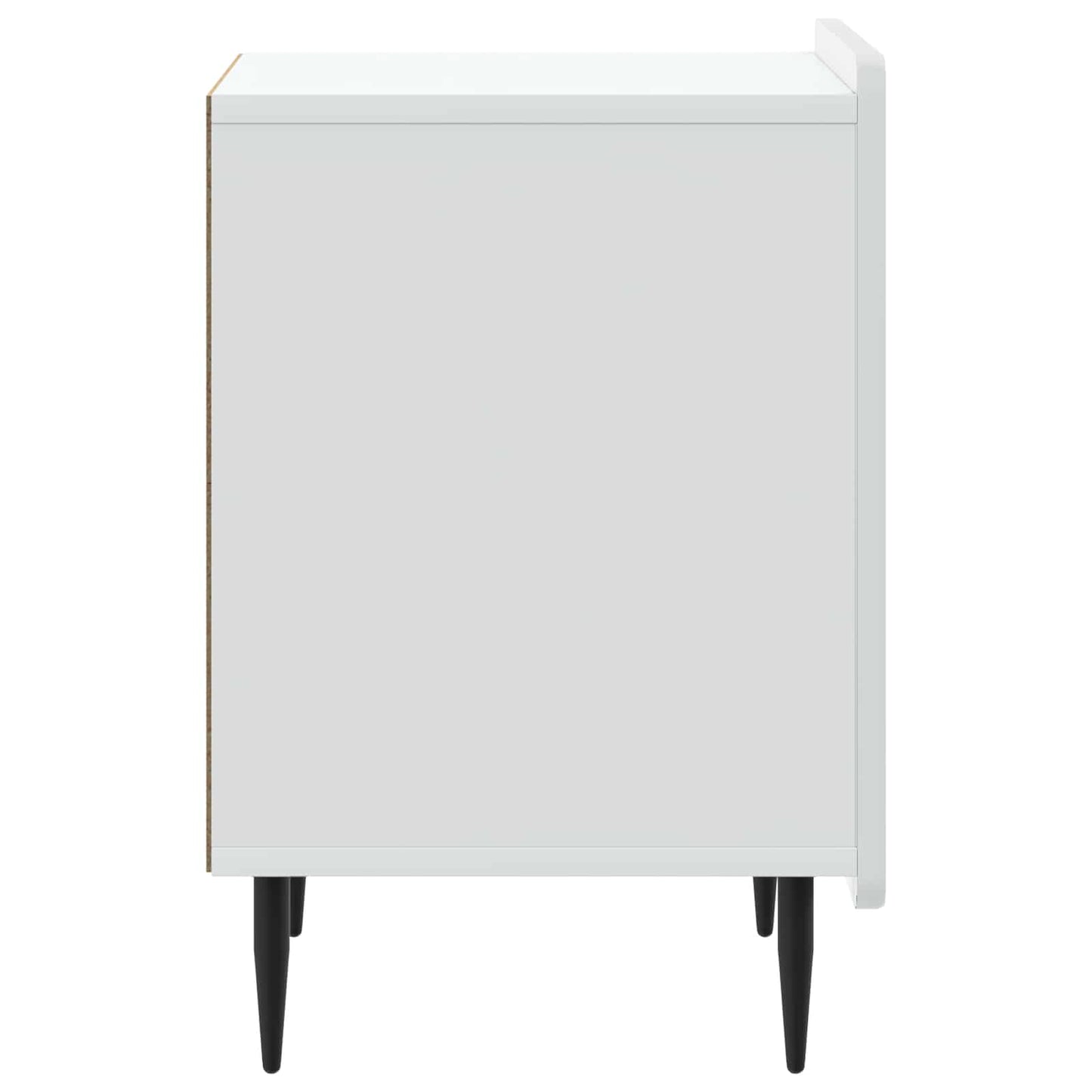 vidaXL Bedside Cabinet White 43 x 34.5 x 52 cm Engineered Wood
